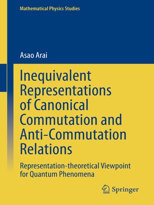 cover image of Inequivalent Representations of Canonical Commutation and Anti-Commutation Relations